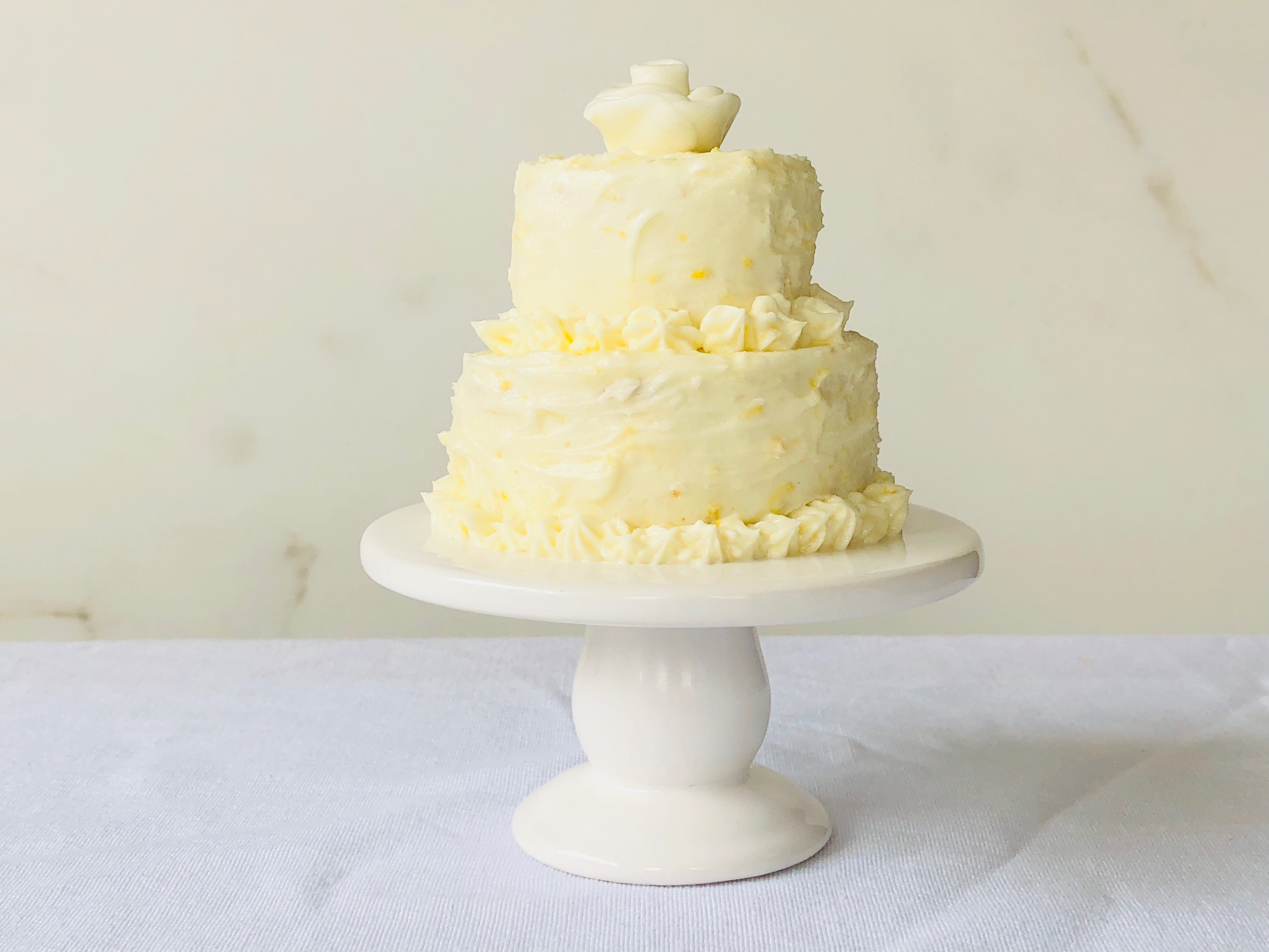 lemon wedding cake